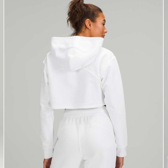 LULULEMON white all yours cropped hoodie - Picture 3 of 7
